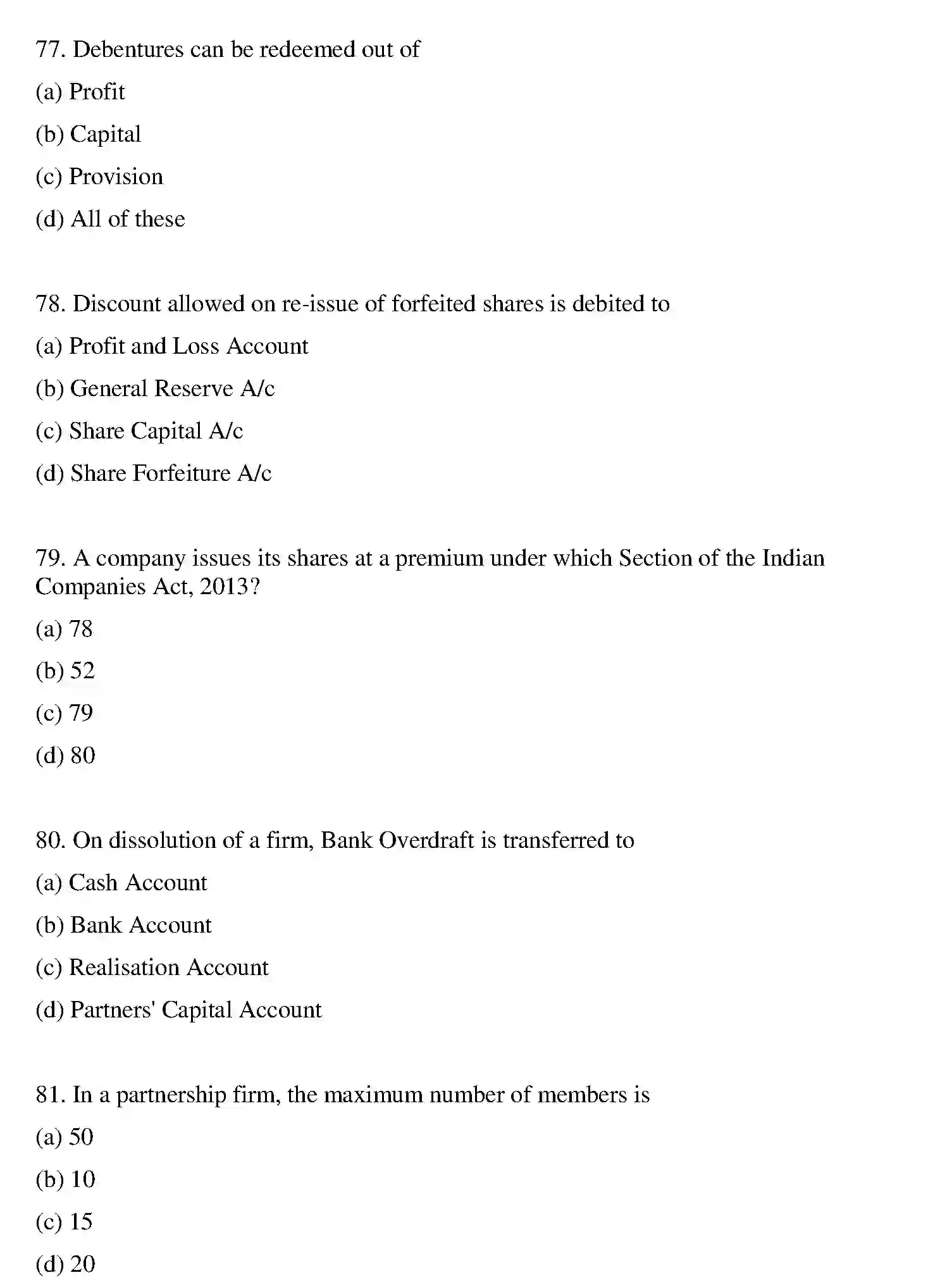 Bihar Board Class 2 2022 ACCOUNTANCY Question Bank - Page 46