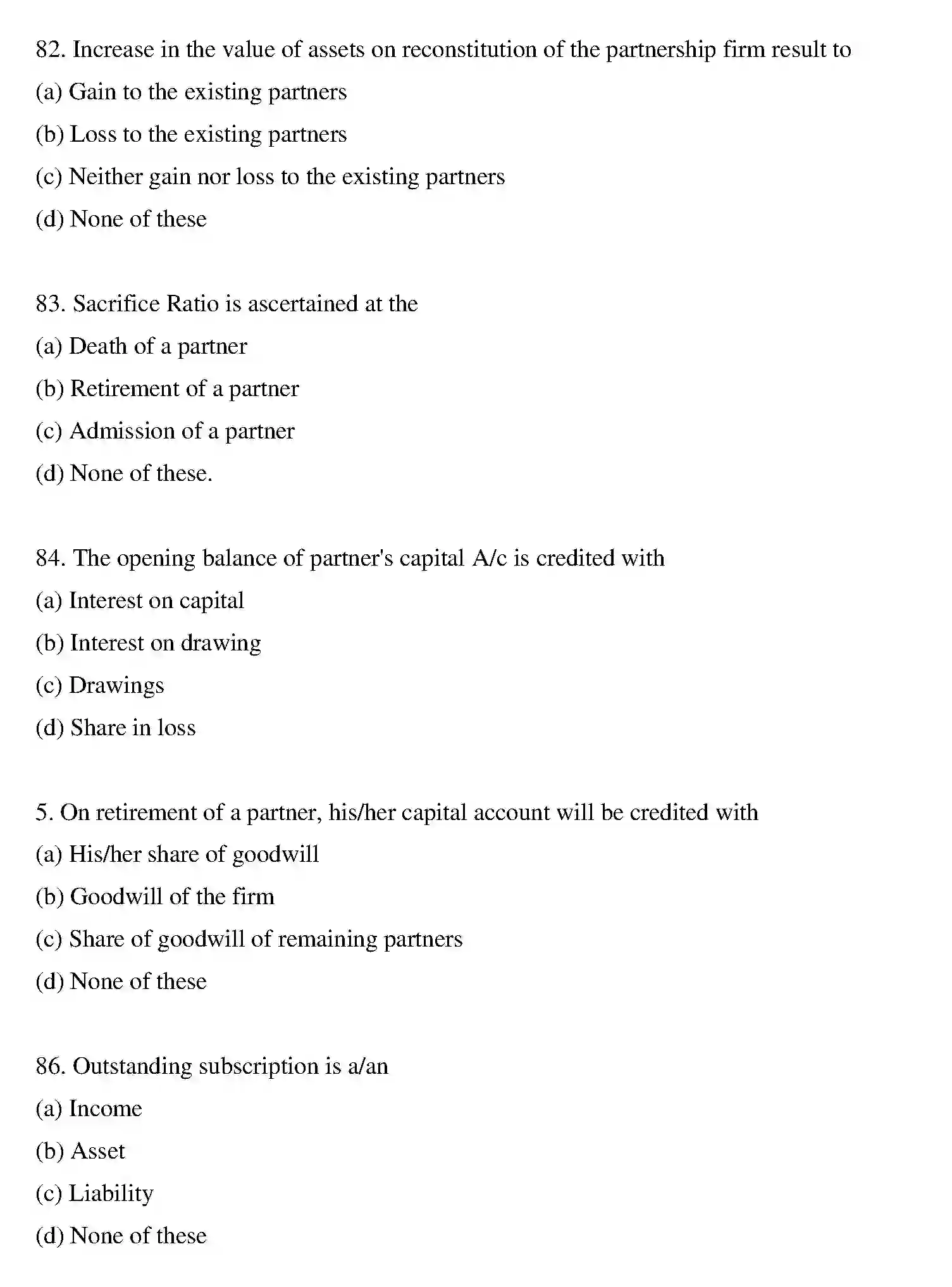 Bihar Board Class 2 2022 ACCOUNTANCY Question Bank - Page 47