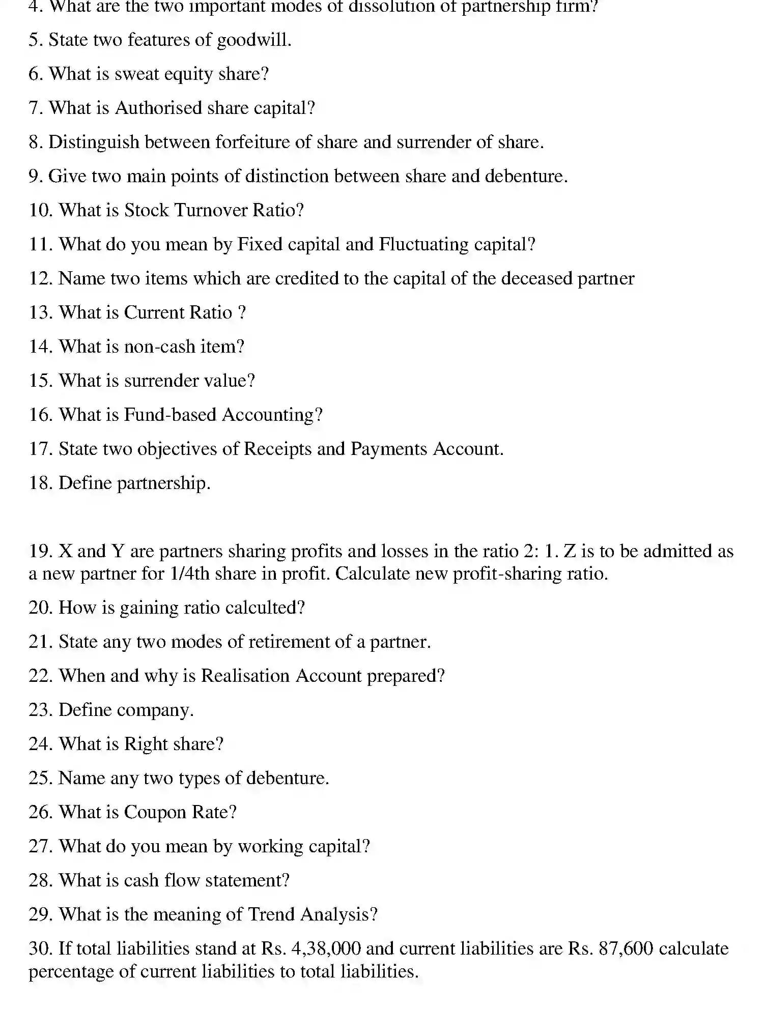 Bihar Board Class 2 2022 ACCOUNTANCY Question Bank - Page 51