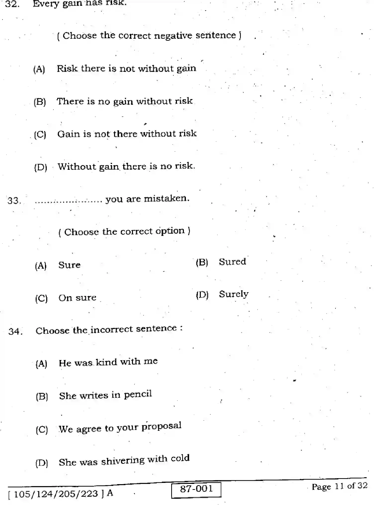 Bihar Board Class 2 2022 ENGLISH-105-124-205-223-A Question Bank - Page 11
