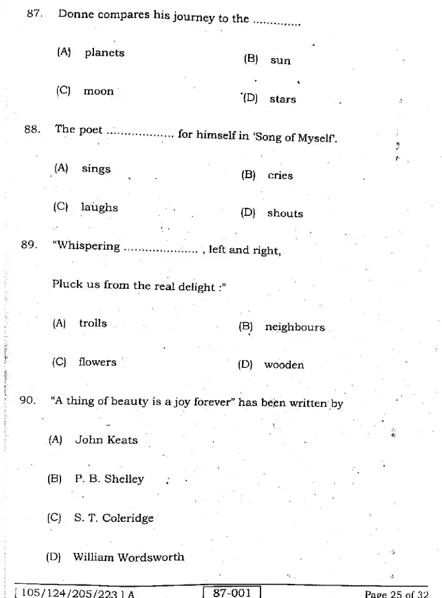 Bihar Board Class 2 2022 ENGLISH-105-124-205-223-A Question Bank - Page 25
