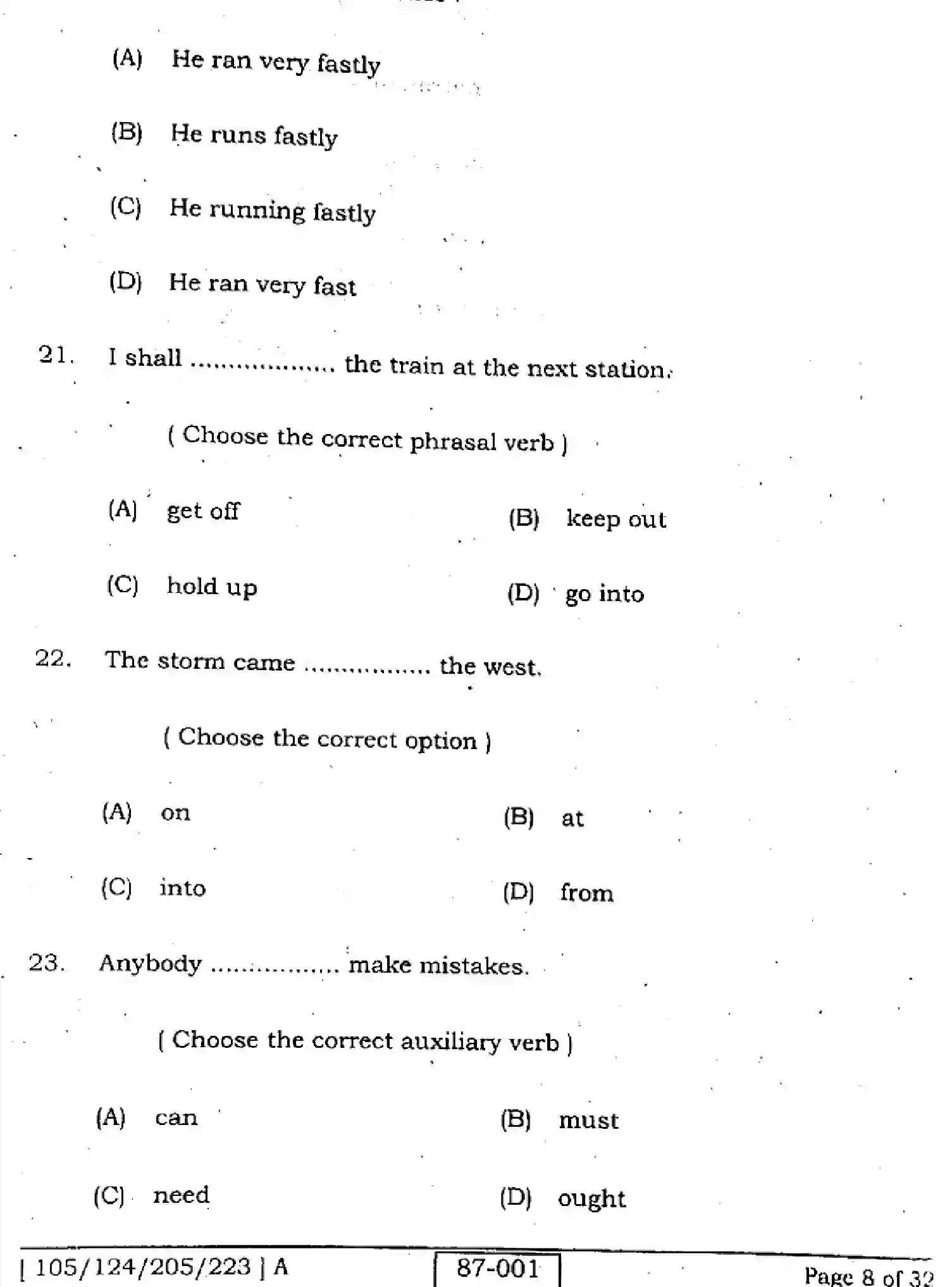 Bihar Board Class 2 2022 ENGLISH-105-124-205-223-A Question Bank - Page 8
