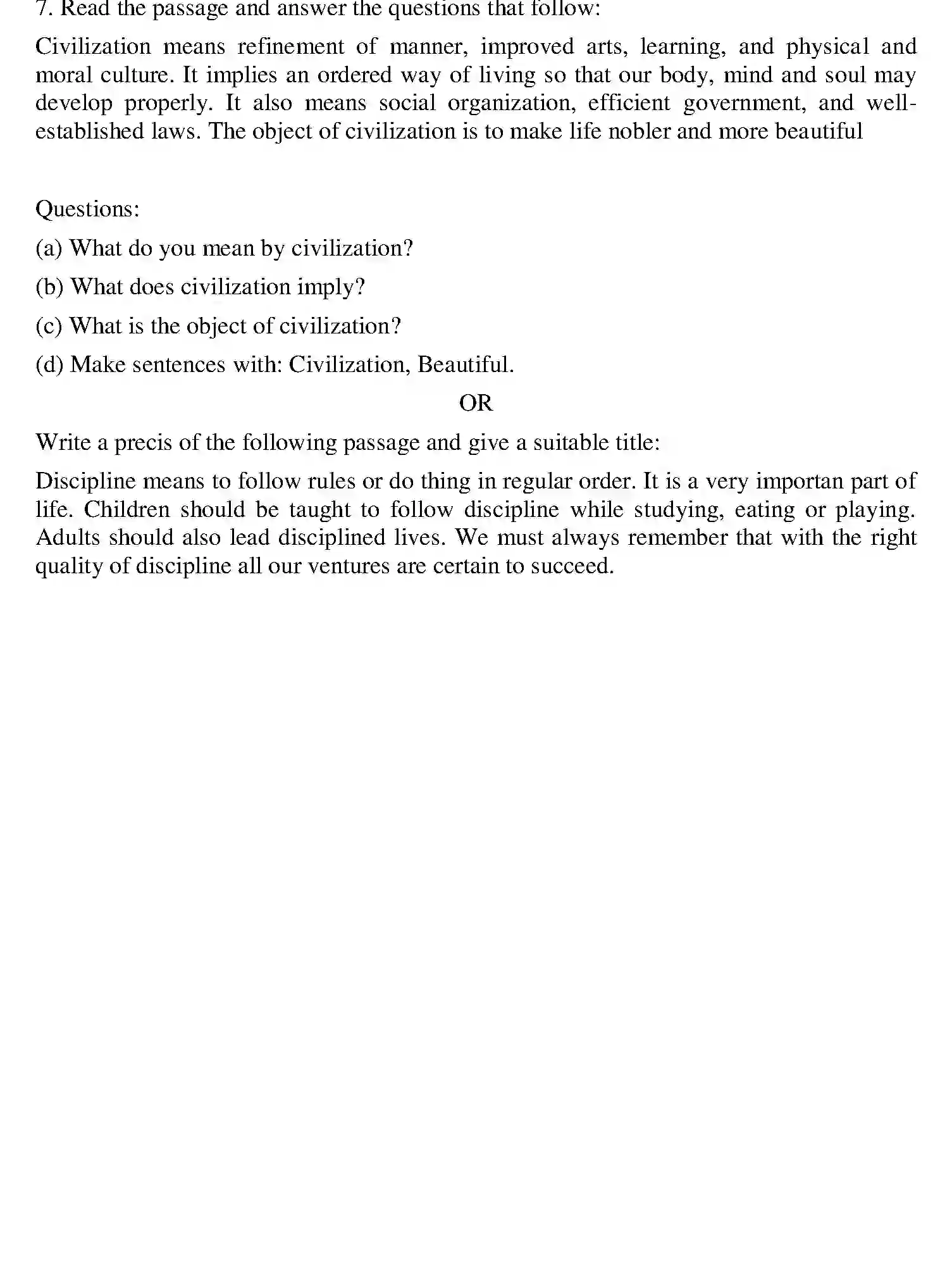 Bihar Board Class 2 2022 ENGLISH Question Bank - Page 23