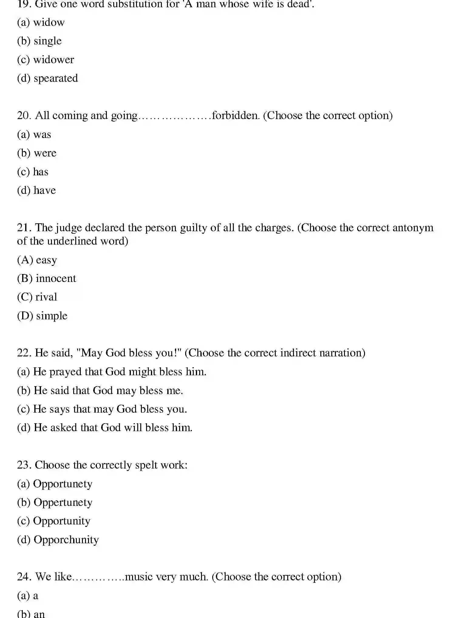 Bihar Board Class 2 2022 ENGLISH Question Bank - Page 5