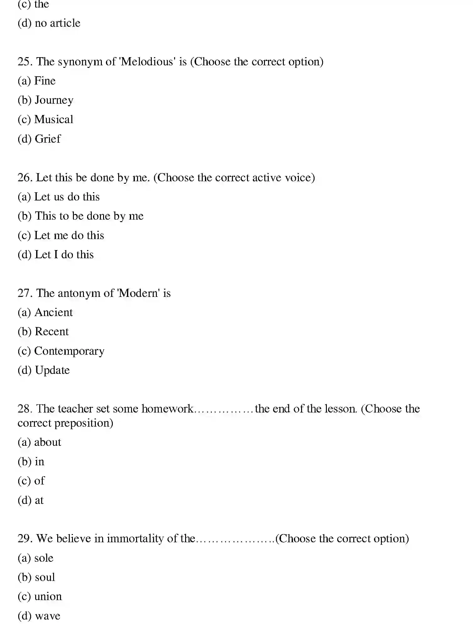 Bihar Board Class 2 2022 ENGLISH Question Bank - Page 6