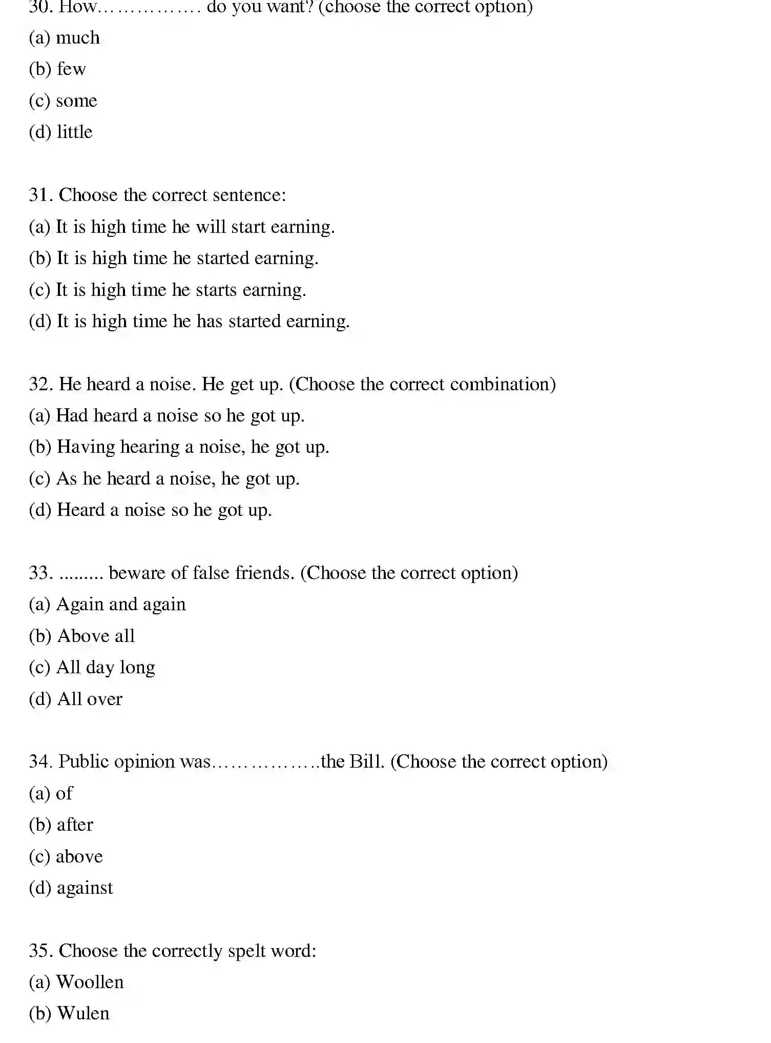 Bihar Board Class 2 2022 ENGLISH Question Bank - Page 7