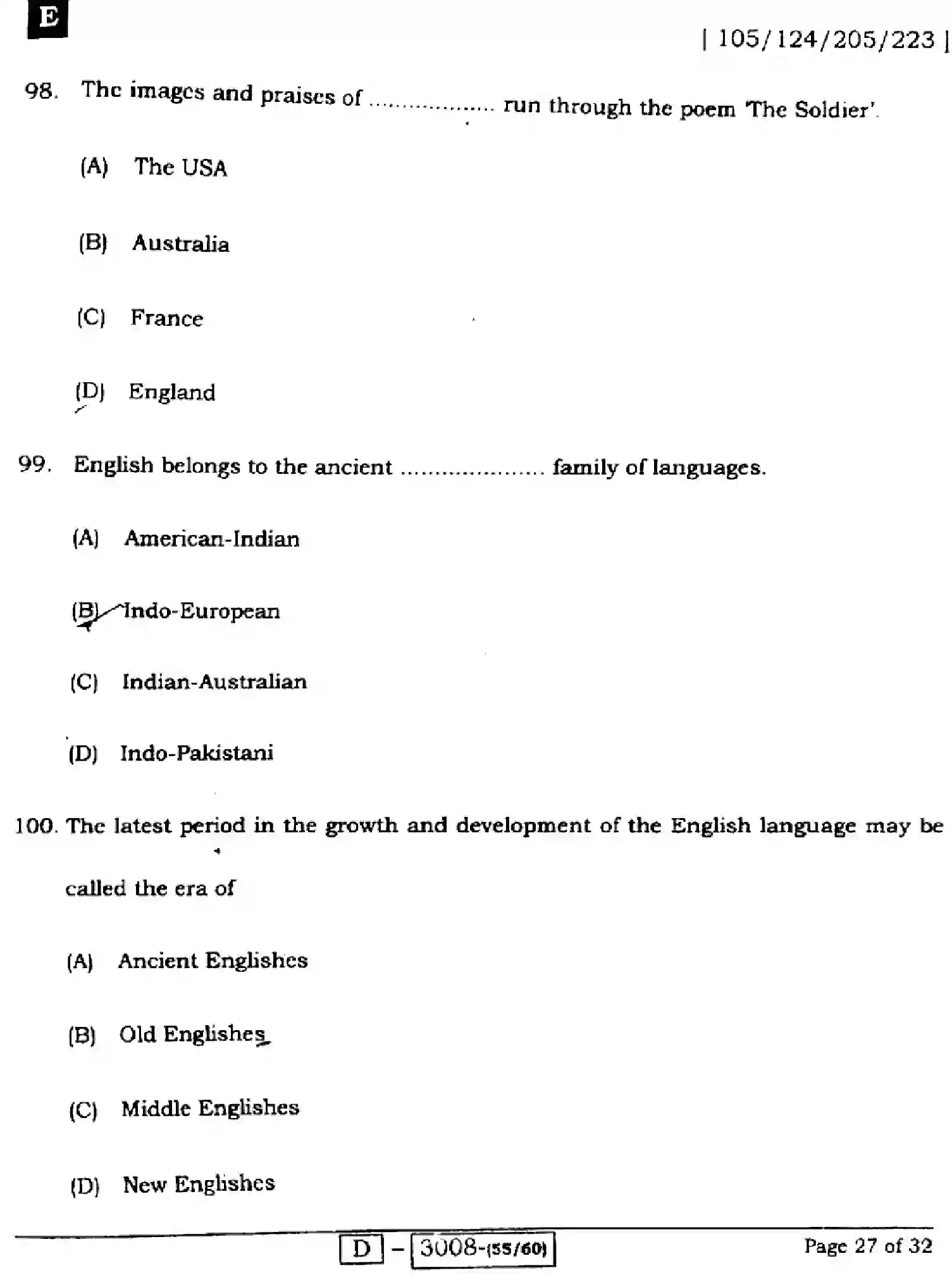 Bihar Board Class 12 2022 ENGLISH-COMPULSORY-105-124-205-223-E Question Bank - Page 27