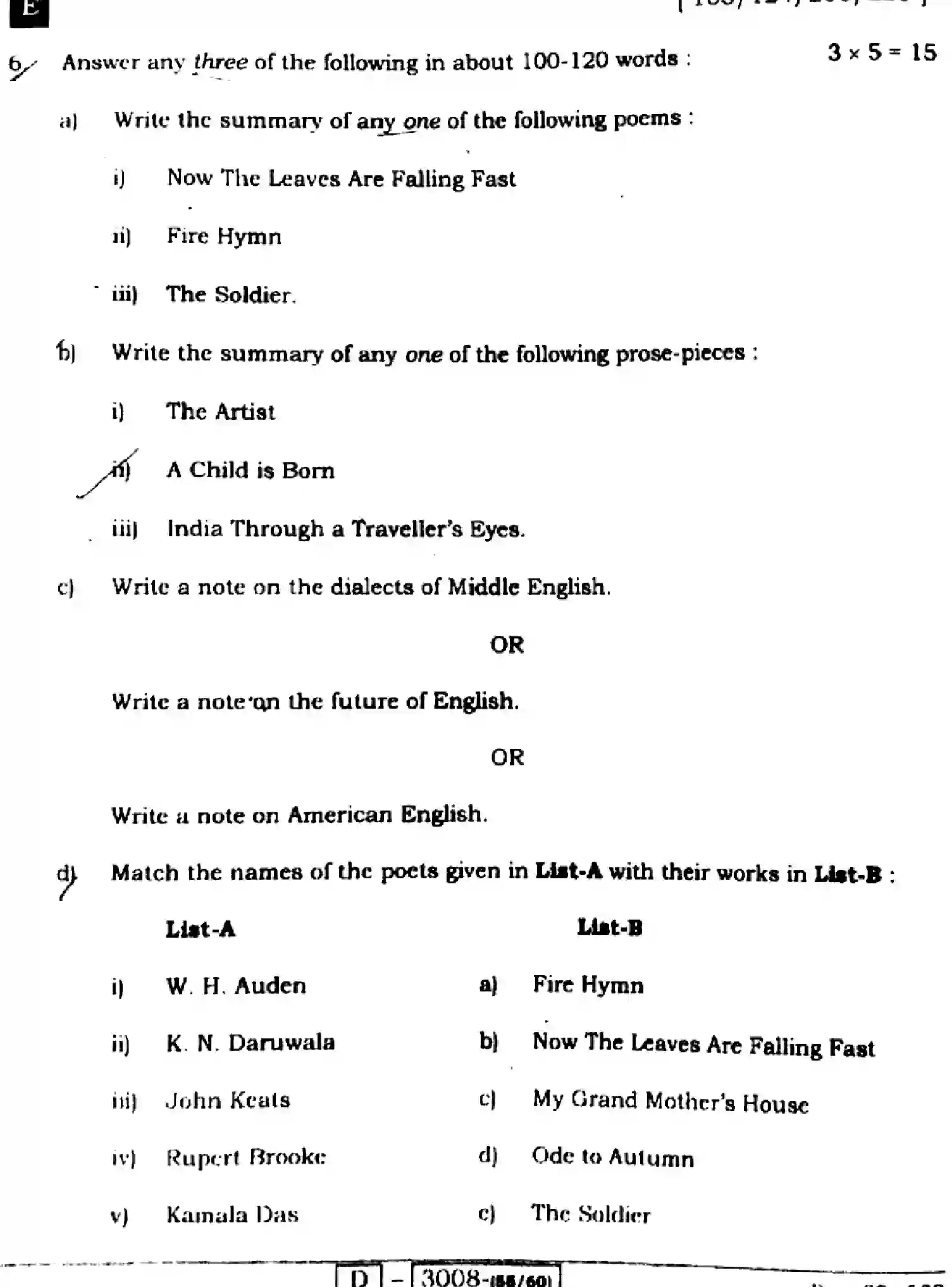 Bihar Board Class 12 2022 ENGLISH-COMPULSORY-105-124-205-223-E Question Bank - Page 30