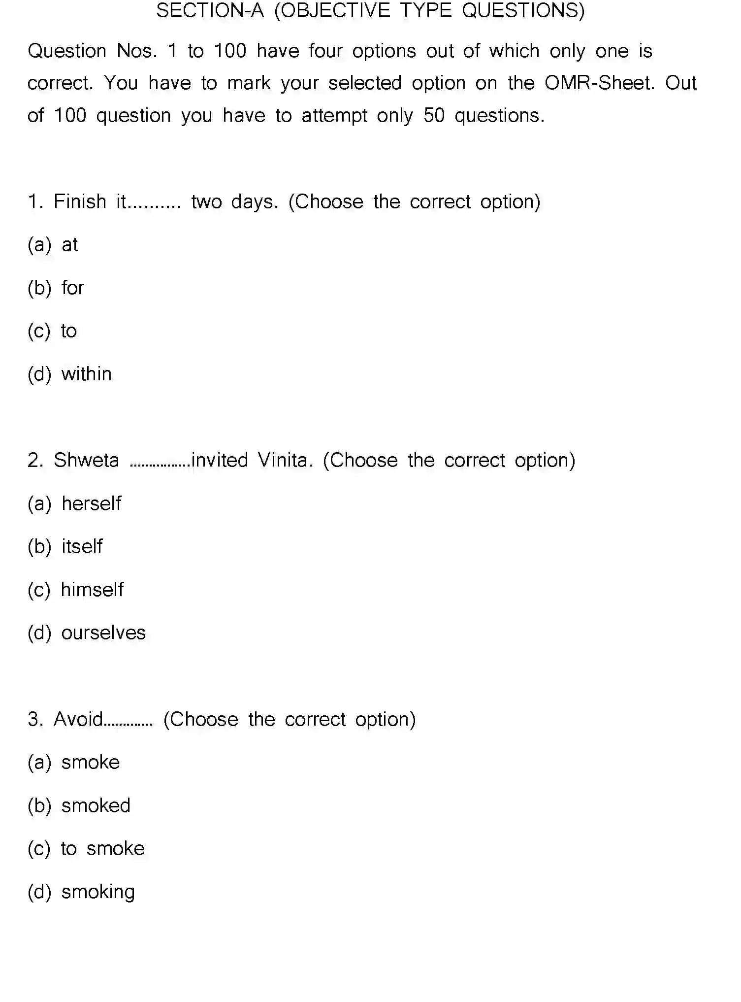 Bihar Board Class 12 2022 ENGLISH-V2 Question Bank - Page 2