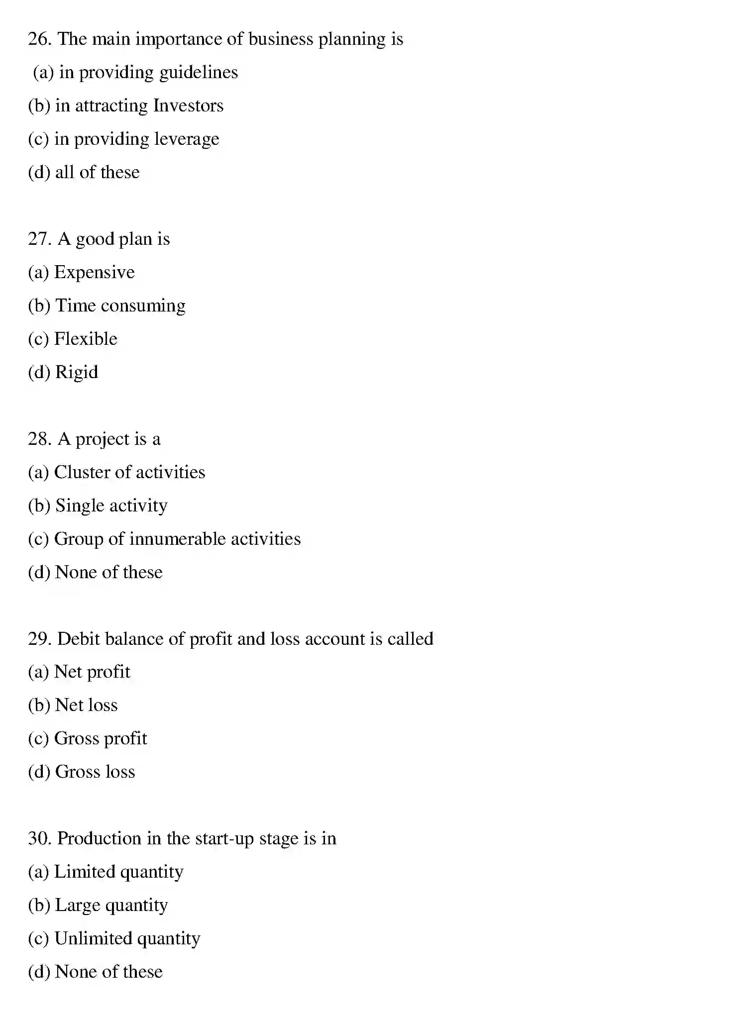 Bihar Board Class 12 2022 ENTREPRENEURSHIP Question Bank - Page 28