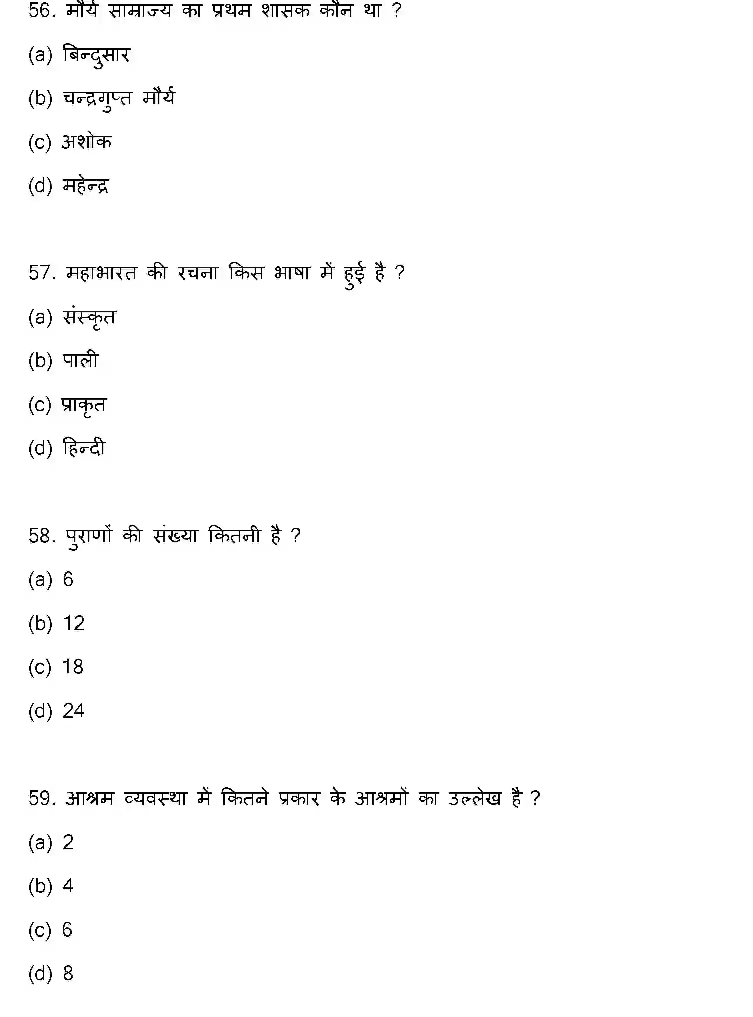 Bihar Board Class 2 2022 HISTORY Question Bank - Page 16