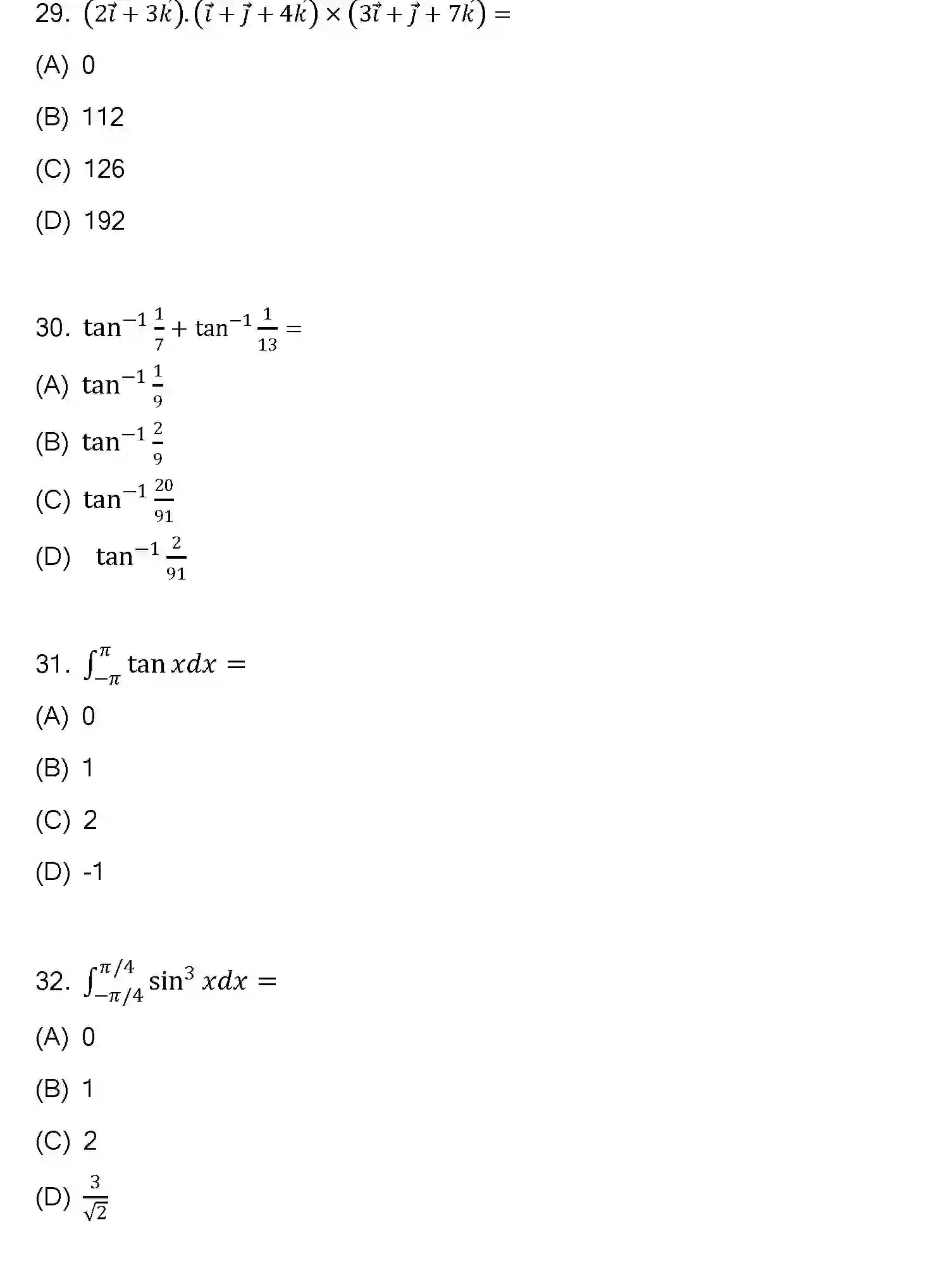 Bihar Board Class 12 2022 MATHEMATICS Question Bank - Page 9