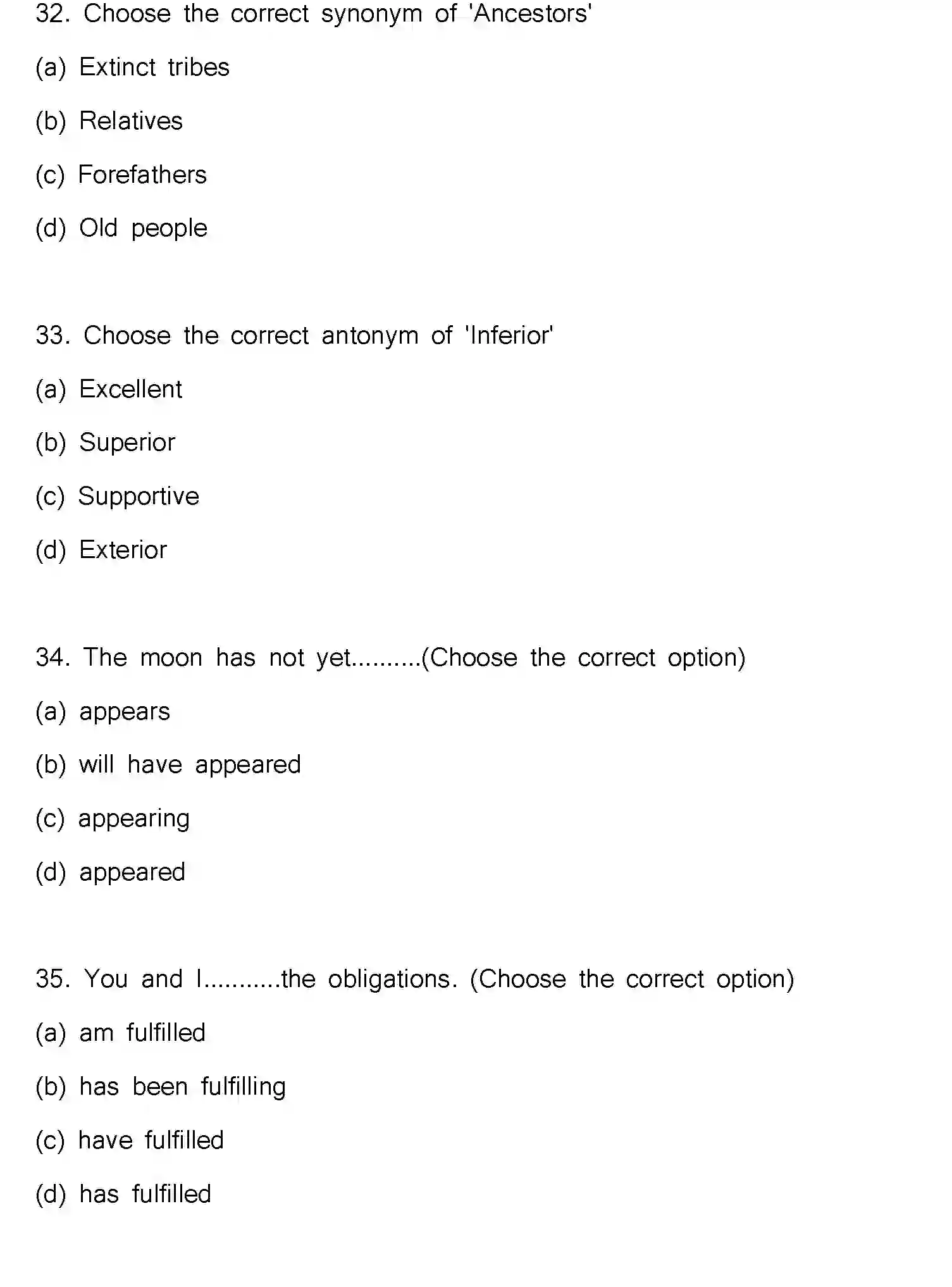 Bihar Board Class 2 2023 ENGLISH Question Bank - Page 10