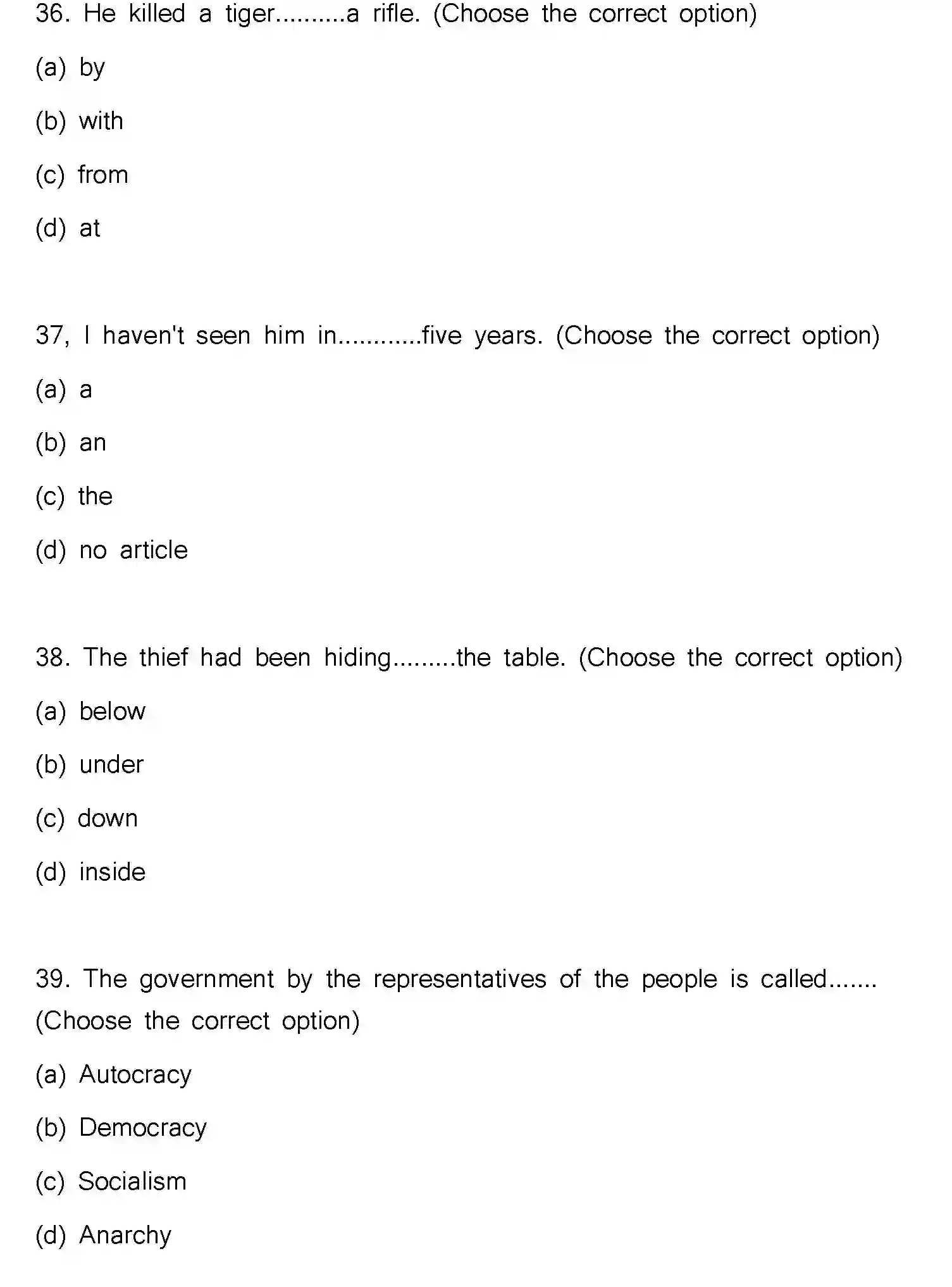 Bihar Board Class 2 2023 ENGLISH Question Bank - Page 11