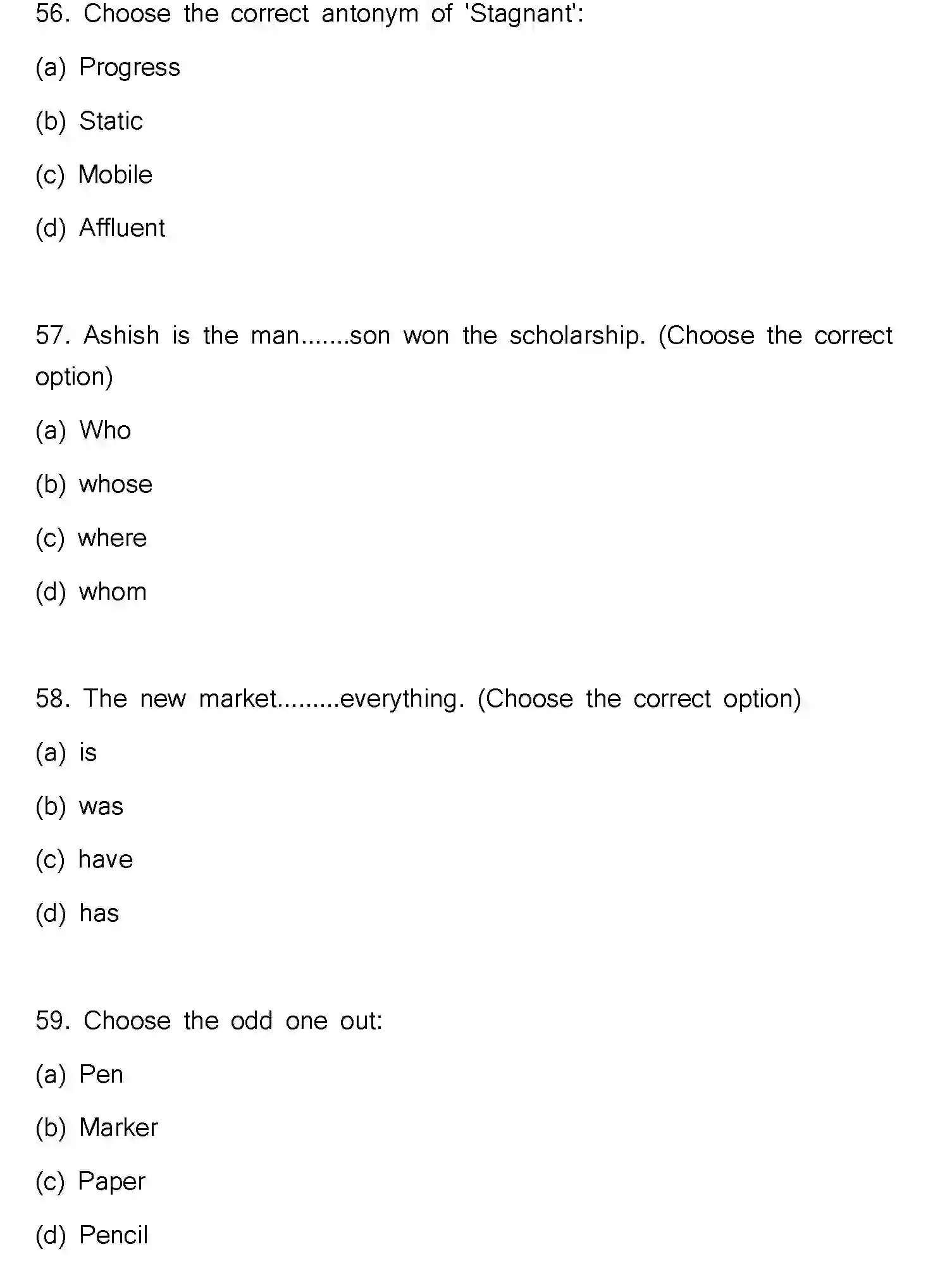 Bihar Board Class 2 2023 ENGLISH Question Bank - Page 16