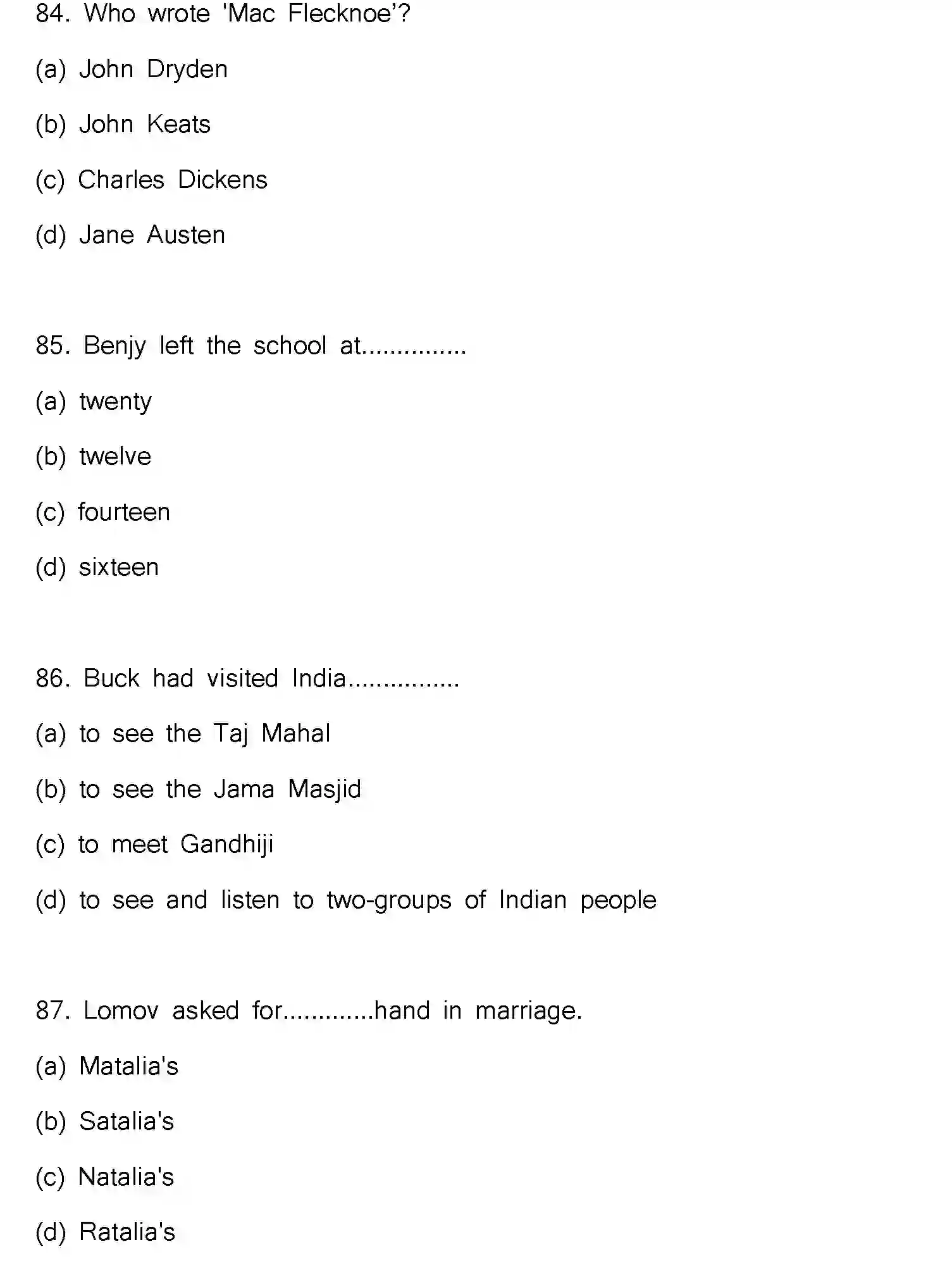 Bihar Board Class 2 2023 ENGLISH Question Bank - Page 23