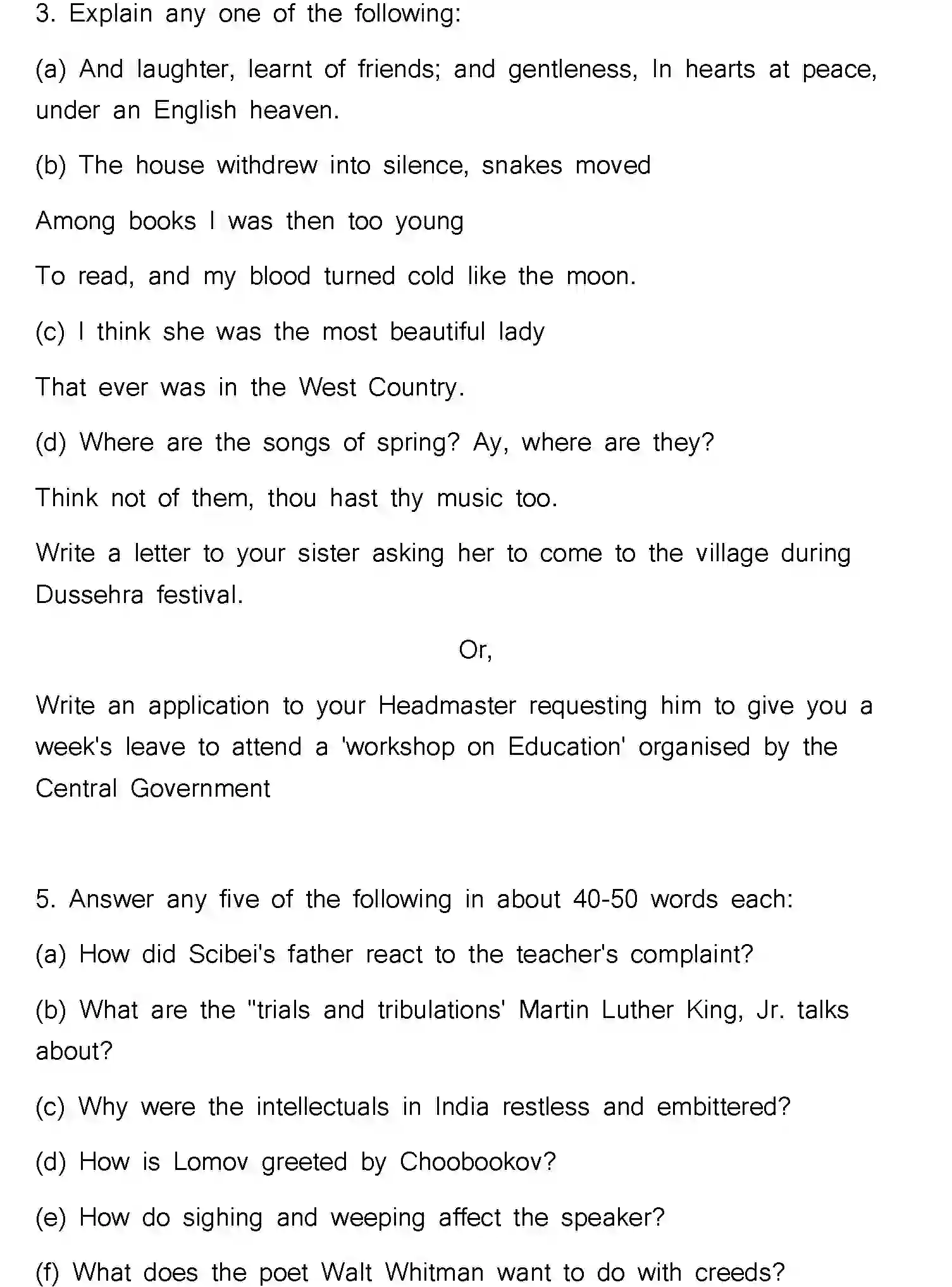 Bihar Board Class 2 2023 ENGLISH Question Bank - Page 28