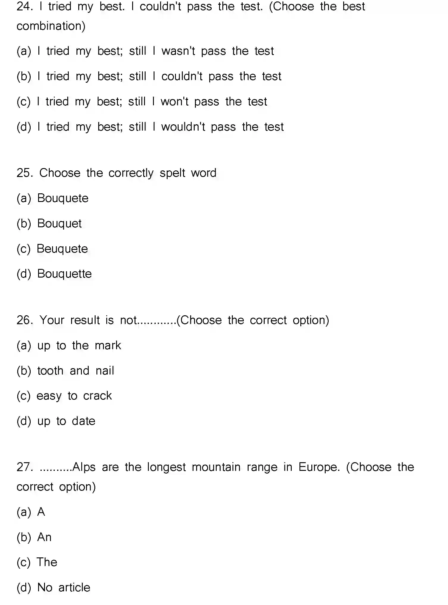 Bihar Board Class 2 2023 ENGLISH Question Bank - Page 8