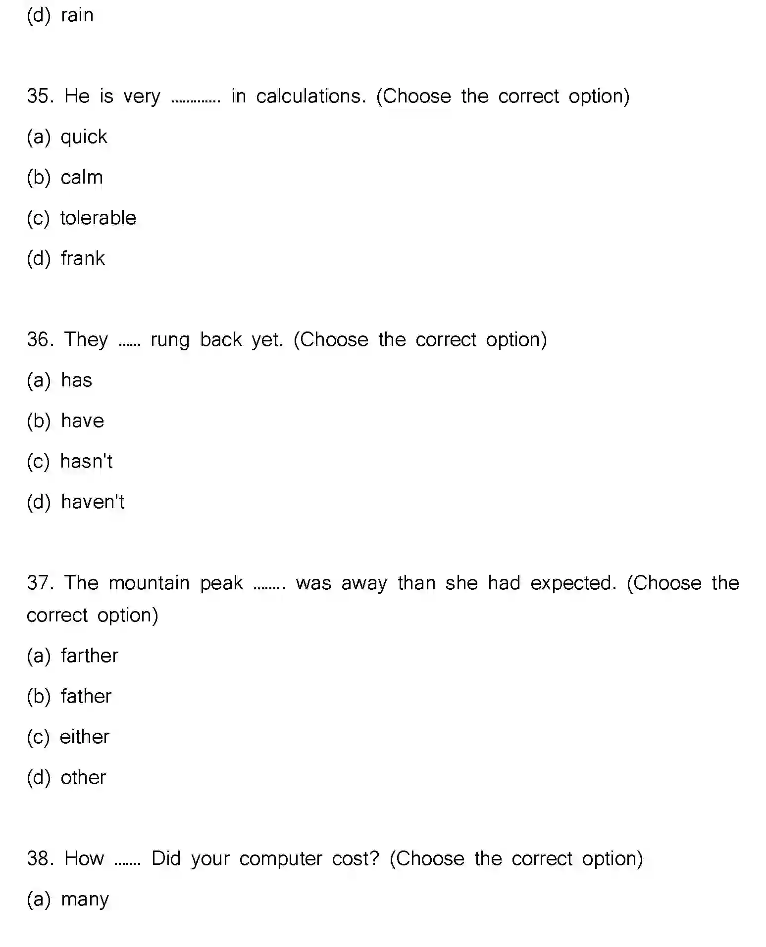 Bihar Board Class 2 2023 ENGLISH-V2 Question Bank - Page 11