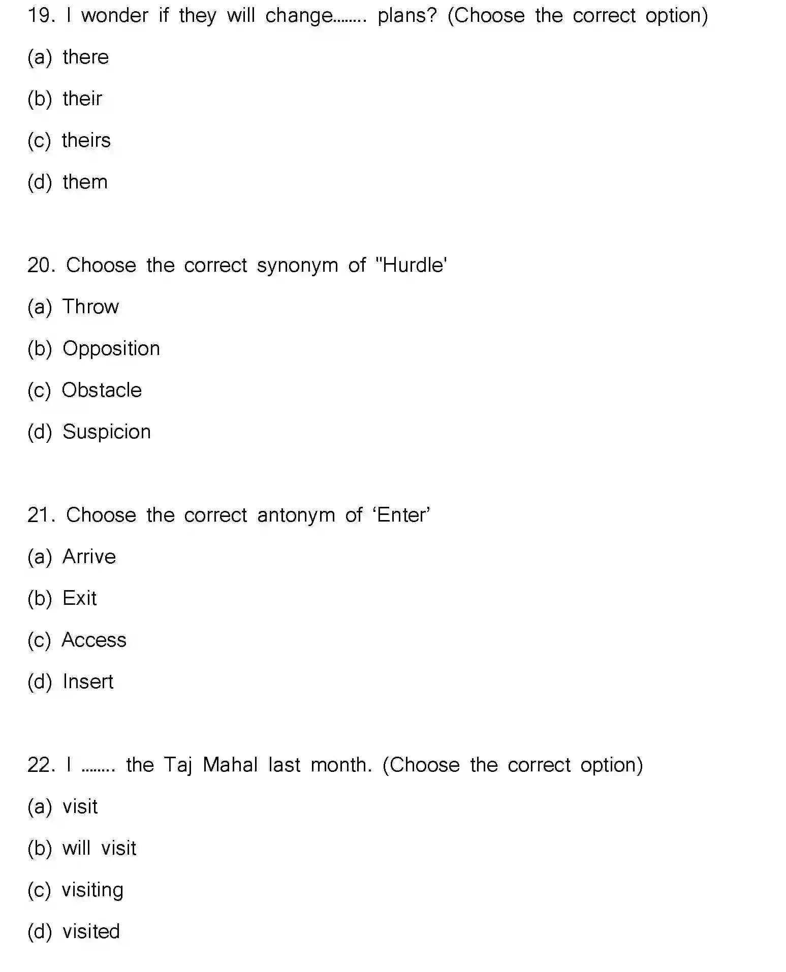 Bihar Board Class 2 2023 ENGLISH-V2 Question Bank - Page 7