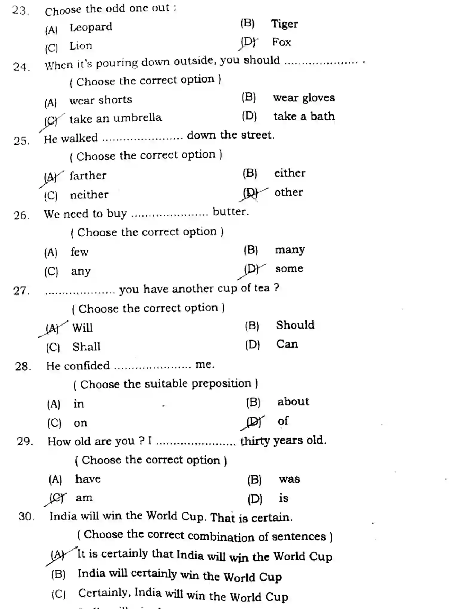 Bihar Board Class 2 2024 ENGLISH-105-124-205-223-305-330-SENT-UP-SET-A Question Bank - Page 6