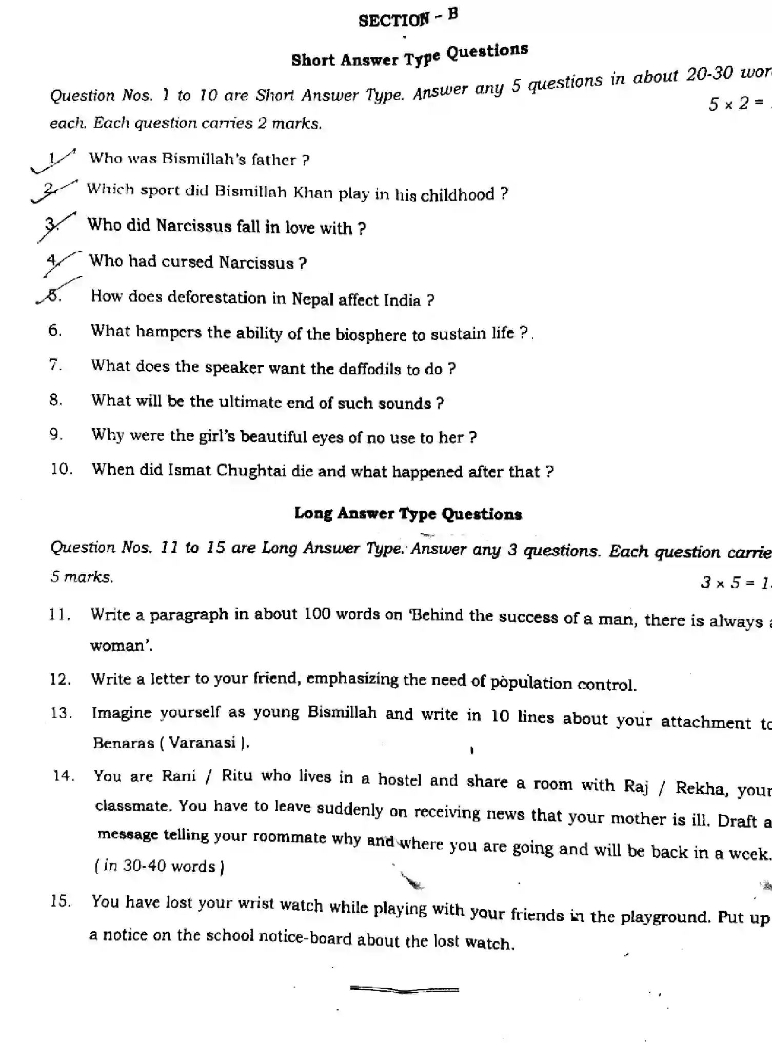 Bihar Board Class 9 2024 MONTHLY-ENGLISH-113-NOV Unit Test - Page 4